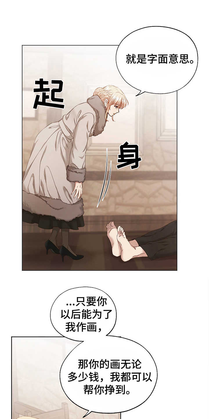 西柚《伪作画家》漫画在线下拉_伪作画家漫画浮云（下拉式阅读）